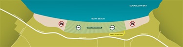Boat Beach Seal Rocks 4WD access map