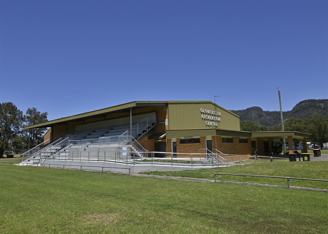Gloucester Sports Recreation Centre New Grandstand 6-1-25 (3).JPG