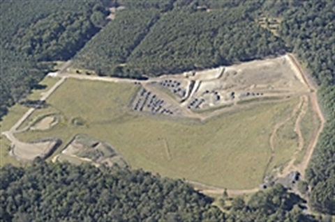 minimbah landfill aerial photo