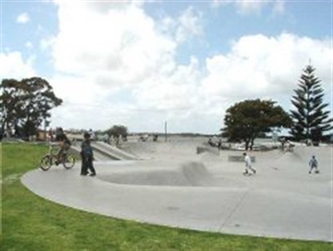View of Tuncurry Skate Park