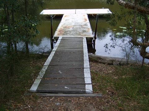 The jetty at Heron Street Reserve